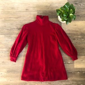 Red Vintage Dress Top